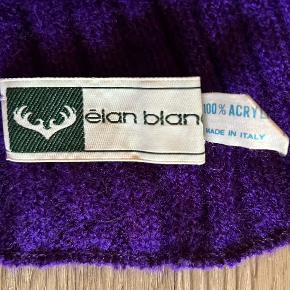 ēlan blanc ITALY vintage 80s